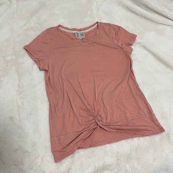 Anthropologie | pink Lucielle Knotted Tee | - Picture 1 of 3